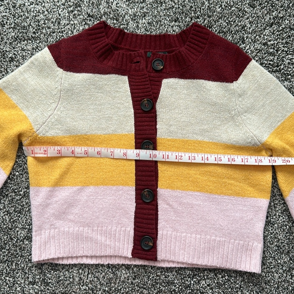 Cropped Striped Cardigan - Picture 4 of 4